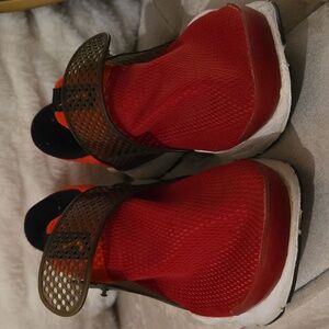 Nike Sock Dart Red and Black Slip-On Sneakers